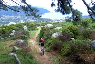 Mountainbike on Elba