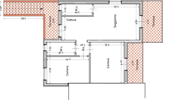 Apartment 2 bathrooms